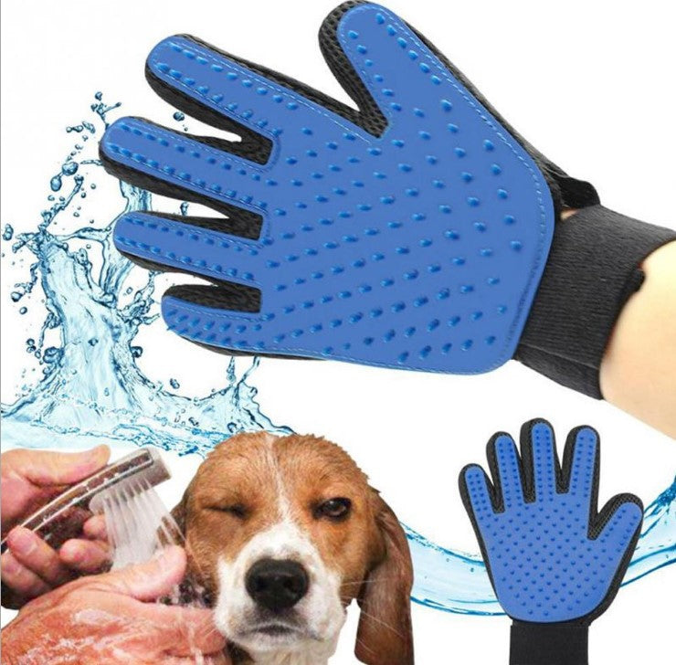 "TRUE TOUCH" PET GROOMING GLOVE (not for sale)