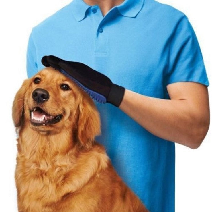 "TRUE TOUCH" PET GROOMING GLOVE (not for sale)