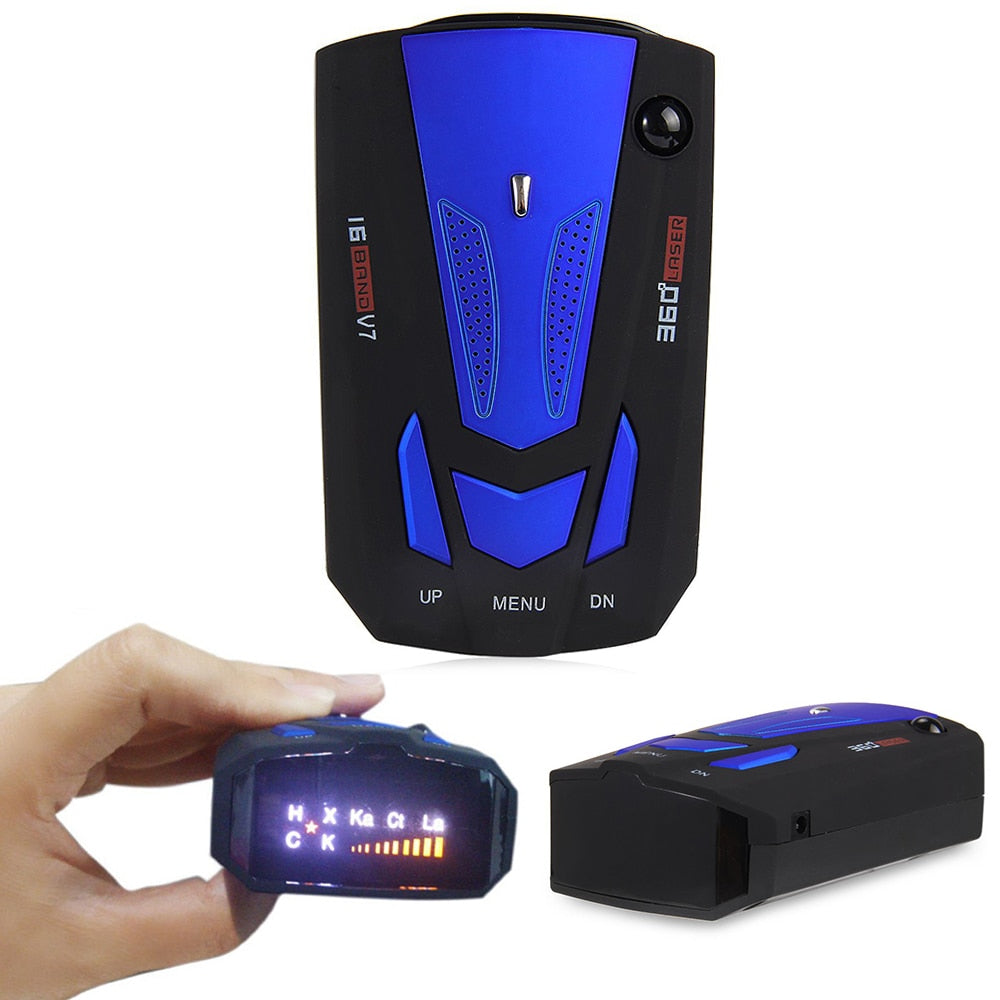 DEGREE CAR BAND V7 GPS SPEED SAFERADAR (not for sale)