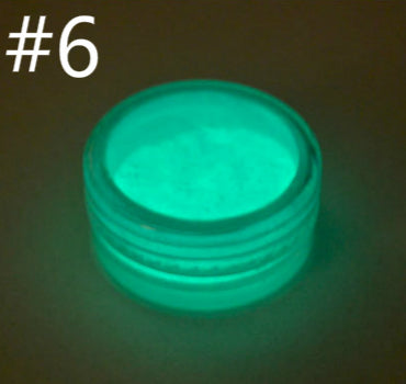 10 COLORS NAIL POLISH GLOW POWDER (not for sale)