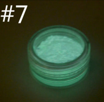 10 COLORS NAIL POLISH GLOW POWDER (not for sale)