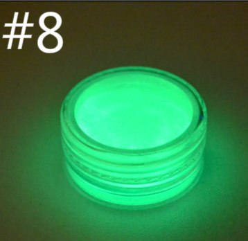 10 COLORS NAIL POLISH GLOW POWDER (not for sale)