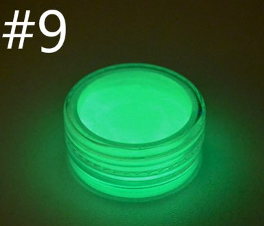 10 COLORS NAIL POLISH GLOW POWDER (not for sale)