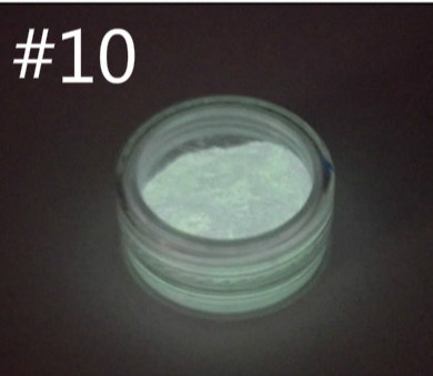 10 COLORS NAIL POLISH GLOW POWDER (not for sale)